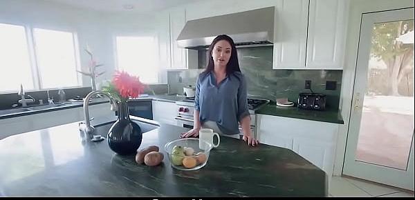  Hot Stepmom Lets Her Stepson Play With Her Big Tits